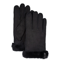 UGG Shorty Glove With Leather Trim