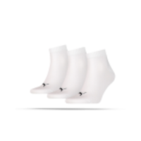 PUMA Unisex Quarter Plain 3er Pack Socken (300)