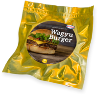 Jack’s Creek Wagyu-Burger in Goldfolie