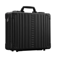 ALEON Attachè Aluminium Laptop Case 15" Laptoptasche 38 cm,  Schwarz