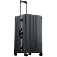 ALEON international Trunk 30" Trolley 4 Rollen,  43 cm,  84 L,  Schwarz