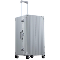 ALEON international Trunk 30" Trolley 4 Rollen,  43 cm,  84 L,  Silber