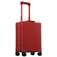 ALEON Vertical Business Carry-On 21"Kabinentrolley 55 cm 4 Rollen,  Rot