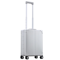 ALEON Vertical Business Carry-On 21"Kabinentrolley 55 cm 4 Rollen,  Silber