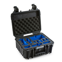 B&W Copter Case Typ 3000 für DJI Mavic Air Fly More Combo,  Schwarz Mit Schaumstoffeinsatz