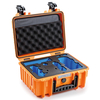 B&W Copter.case Typ 3000 schwarz für DJI Mavic Air 2 Fly More Combo,  Orange