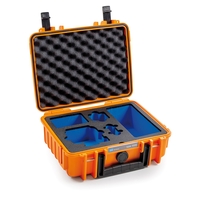 B&W GoPro Case Typ 1000 für GoPro Hero 8,  Orange Mit Schaumstoffeinsatz