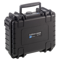 B&W Outdoor Case Typ 500,  Würfelschaum,  Schwarz