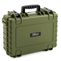 B&W Outdoor Case Typ 5040,  Facheinteilung,  Grün