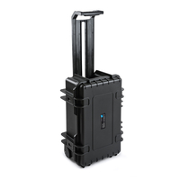 B&W Outdoor Case Typ 6600 2 Rollen,  Würfelschaum,  Schwarz