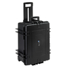 B&W Outdoor Case Typ 6800 2 Rollen,  Facheinteilung,  Schwarz