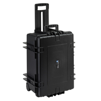 B&W Outdoor Case Typ 6800 2 Rollen,  Leer,  Schwarz