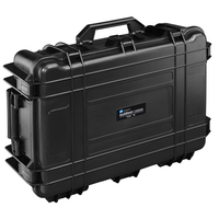 B&W Outdoor Case Typ 70 2 Rollen,  Würfelschaum,  Schwarz