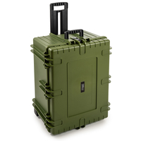 B&W Outdoor Case Typ 7800 2 Rollen,  Leer,  Grün