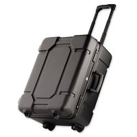 bwh Koffer Mobil-Teleskopic Transportkoffer schwarz 55 cm 2 Rollen