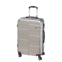 CHECK.IN Berlin Trolley M,  4 Rollen,  67 cm,  64 L,  Silber