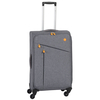 CHECK.IN Lissabon Trolley L,  4 Rollen,  80 cm,  98 L,  Grau-orange