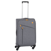CHECK.IN Lissabon Trolley M,  4 Rollen,  70 cm,  62 L,  Grau-orange