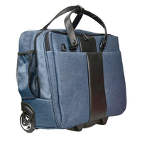 Dermata Office Case 46 cm 2 Rollen,  Petrol