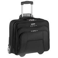 d&n Business & Travel Pilotenkoffer 43 cm 2 Rollen,  Schwarz