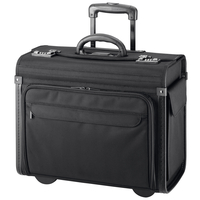 d&n Business & Travel Pilotenkoffer 46 cm 2 Rollen,  Schwarz