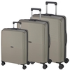 d&n Travel Line 4000 Koffer-Set 3-teilig 4 Rollen S-M-L,  Grau