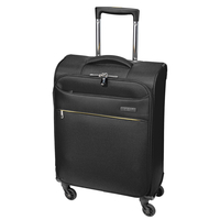 d&n Travel Line 6304 Handgepäck Trolley S,  4 Rollen,  55 cm,  38 L,  Schwarz