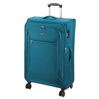 d&n Travel Line 6404 Trolley L,  4 Rollen,  78 cm,  100 L,  Türkis