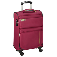 d&n Travel Line 6704 Damen Handgepäck Trolley S,  4 Rollen,  55 cm,  33 L,  Pink