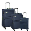 d&n Travel Line 6704 Koffer-Set 3-teilig 4 Rollen S-M-L,  Blau