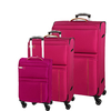 d&n Travel Line 6704 Koffer-Set 3-teilig 4 Rollen S-M-L,  Pink