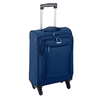 d&n Travel Line 6804 Handgepäck Trolley S,  4 Rollen,  55 cm,  35 L,  Blau