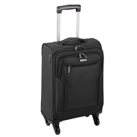d&n Travel Line 6804 Handgepäck Trolley S,  4 Rollen,  55 cm,  35 L,  Schwarz