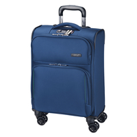 d&n Travel Line 7904 Handgepäck Trolley S,  4 Rollen,  55 cm,  38 L,  Blau