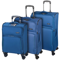 d&n Travel Line 7904 Trolley-Set 55/69 4 Rollen,  79 cm,  Blau