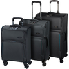 d&n Travel Line 7904 Trolley-Set 55/69 4 Rollen,  79 cm,  Schwarz