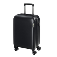 d&n Travel Line 8200 Handgepäck Trolley S,  4 Rollen,  54 cm,  38 L,  Schwarz