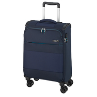 d&n Travel Line 9004 Handgepäck Trolley S,  4 Rollen,  55 cm,  35 L,  Blau
