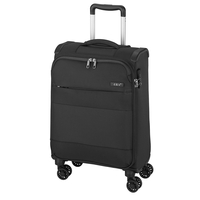 d&n Travel Line 9004 Handgepäck Trolley S,  4 Rollen,  55 cm,  35 L,  Schwarz