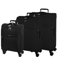 d&n Travel Line 9104 Kofferset 55/67 4 Rollen,  0 cm,  Schwarz