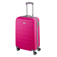 d&n Travel Line 9400 Damen Handgepäck Trolley S,  4 Rollen,  54 cm,  36 L,  Pink