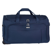d&n Travel Line Reisetasche 2 Rollen,  32 cm,  Blau