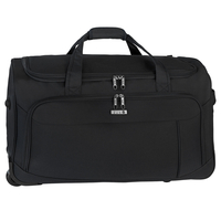 d&n Travel Line Reisetasche 2 Rollen,  32 cm,  Schwarz