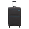 F23 Santa Cruz 2.0 Trolley L,  4 Rollen,  77 cm,  73 L,  Schwarz/ Petrol