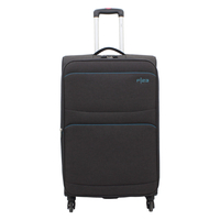 F23 Santa Cruz 2.0 Trolley L,  4 Rollen,  77 cm,  73 L,  Schwarz/ Petrol