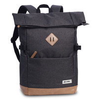 Fabrizio Best Way Rucksack 50 cm erweiterbar,  Schwarz