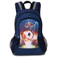 Fabrizio Kids Soccer Jungen Rucksack 35 cm,  Blau