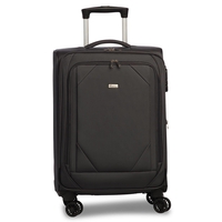 Fabrizio Modus Handgepäck Trolley S,  4 Rollen,  56 cm,  31 L,  Schwarz