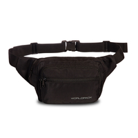 Fabrizio Worldpack Bauchtasche 35 cm,  Schwarz