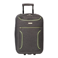 Fabrizio Worldpack Boston Handgepäck Trolley S,  2 Rollen,  52 cm,  22 L,  Grau
